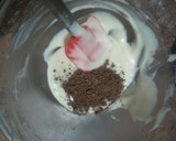 A picture of step 5 of Eggless Marble Cake.