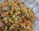 A picture of step 5 of Scrambled egg (khakeena).