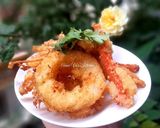Hình bước làm 3 của món Rau củ chiên xù và salad rau củ