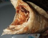 A picture of step 4 of Chikhen phuljhri pratha roll.