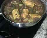 Foto del paso 5 de la receta: Carne guisada con papas y maíz 🌽