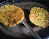 A picture of step 2 of Singhare ka atta paratha.