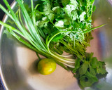 A picture of step 1 of Tabbouleh.