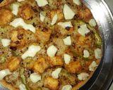 A picture of step 10 of Butter Paneer pizza.