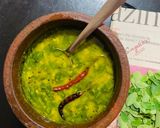 A picture of step 3 of Drumstick leaves moong dal.