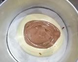 Gambar langkah 5 resipi Marble Butter Cheese Cake.