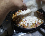 Foto del paso 3 de la receta: Arroz estilo chino (tres delicias) en 18 minutos