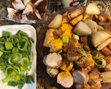 A picture of step 1 of Vegetarian Curry.