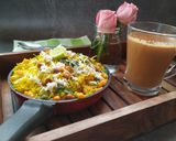 मटार बटाटा पोहे (matar batate pohe recipe in marathi) रेसिपी स्टेप 6 फोटो 