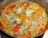 Foto del paso 4 de la receta: Pollo arvejado