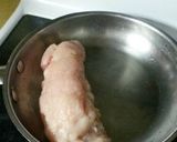 A picture of step 7 of Chicken Philadelphia Rolls .