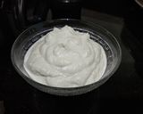 A picture of step 4 of Almond/ Badam Chutney.