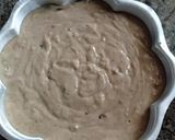 A picture of step 3 of Parle biscuits cake.