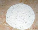 A picture of step 11 of Kasoori paratha.