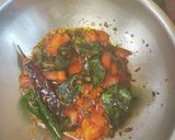 A picture of step 2 of Dal Tadka with Yellow Rice.