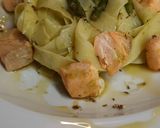 Foto do passo 11 de Tagliatelle com Salmão e Espargos
