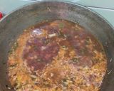 A picture of step 4 of Manchow soup(Indo-chinese).