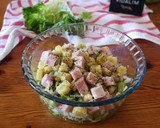 Foto del paso 6 de la receta: Lechuga con jamón dulce, habitas baby y alubia careta