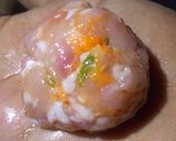 A picture of step 3 of Chicken rice balls.