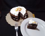 Foto langkah ke 12 dari resep Cake teflon chocolatos tanpa mixer.
