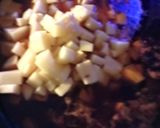 A picture of step 10 of Goat and Onions.