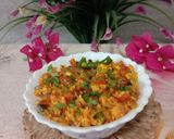 A picture of step 2 of Paneer bhurji.
