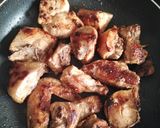 A picture of step 1 of Braised Vegetables chicken.