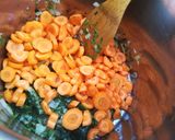 Tejszínes zöldbableves recept fázis 2 fotója