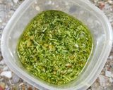 Foto del paso 3 de la receta: 🇮🇹 Pesto alla Genovese - Pesto de albahaca con nuez y parmesano 🇮🇹