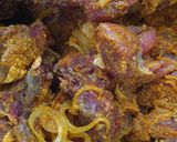 A picture of step 2 of West Indian Curry Mutton.