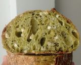 Foto langkah ke 25 dari resep Pandan Jinten Hitam Italian Herbs Cheese Sourdough Bread (Oven Tangkring).