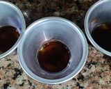 A picture of step 3 of Caramel Custard.
