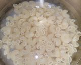 A picture of step 1 of Masala cheese macaroni.