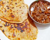 A picture of step 1 of Malai ki sabzi.