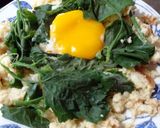 Foto del paso 6 de la receta: Papilla Nidito / Porridge salado con Hojas de quinoa y huevo