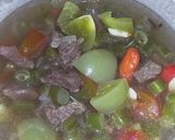 Foto langkah ke 4 dari resep Asem-asem buncis dan daging.