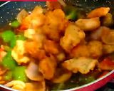 A picture of step 6 of Chilli chicken (dry).