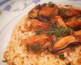 Foto del paso 7 de la receta Arroz con mejillones en salsa de vieiras