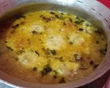 A picture of step 5 of Methi garlic rice.