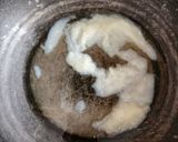 A picture of step 1 of Besan ladoo.