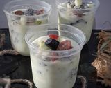 Foto langkah ke 3 dari resep Creamy Mixed Fruit Soup.