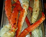 A picture of step 1 of Mike's Chilly King Crab Lump Meat Salad Sandwiches.