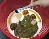 A picture of step 3 of Green Masala Chicken Curry.