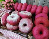 Foto langkah ke 10 dari resep Donat Buah Naga.