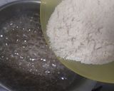 A picture of step 3 of Kaju Katli.