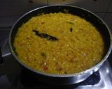A picture of step 5 of Dal Khichdi.