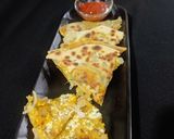 A picture of step 3 of Triply paratha (healthy breakfast).