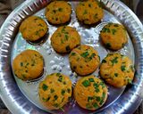 A picture of step 4 of Maize Flour and Spring Onion Vada.
