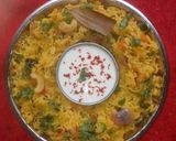 A picture of step 4 of Mixed Vegetable Masala Rice.