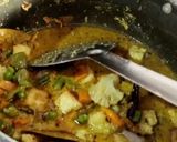 A picture of step 5 of Paneer Biryani in pressure cooker.